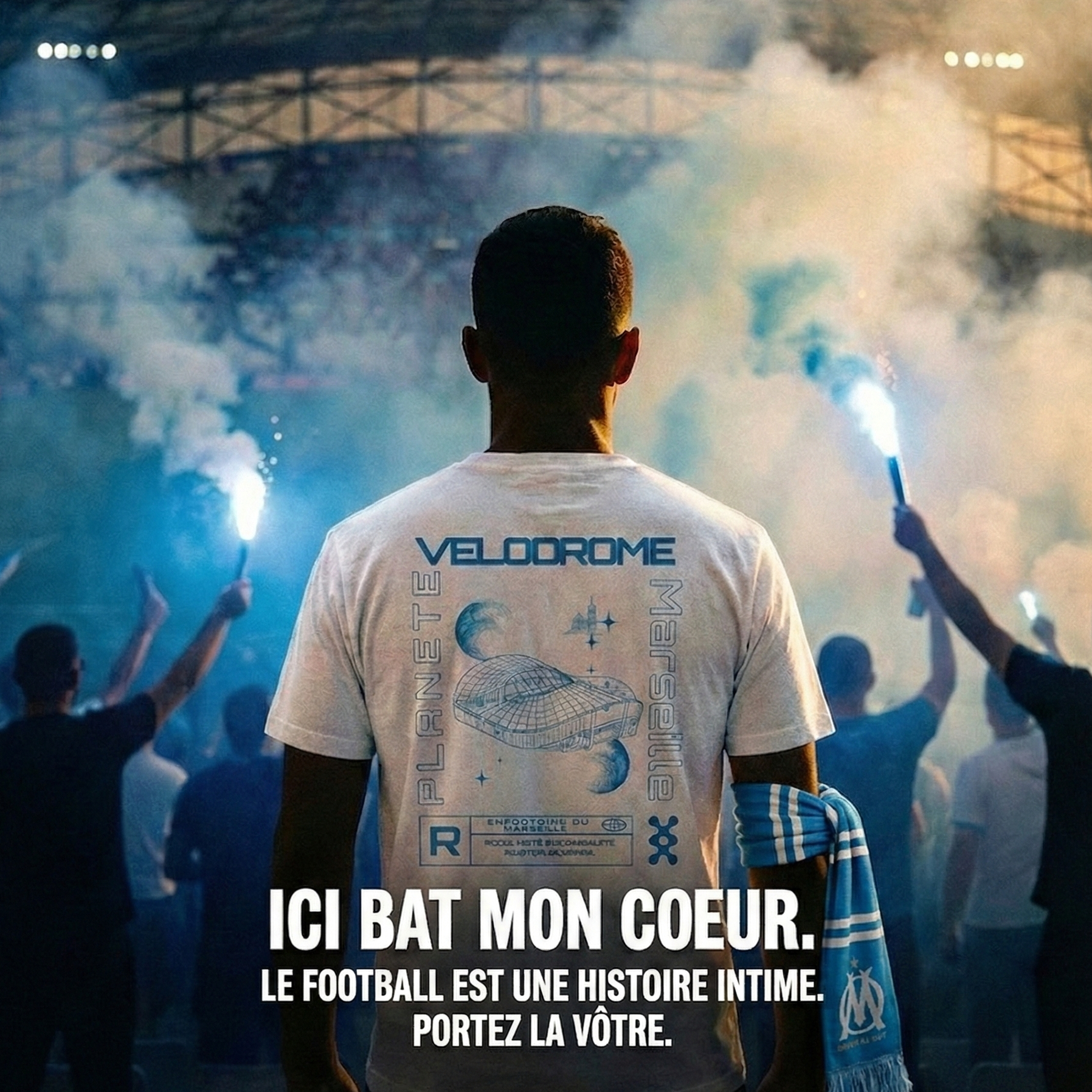 OLYMPIQUE MARSEILLE - RELIC 007 - SANCTUAIRE DU FOOTBALL